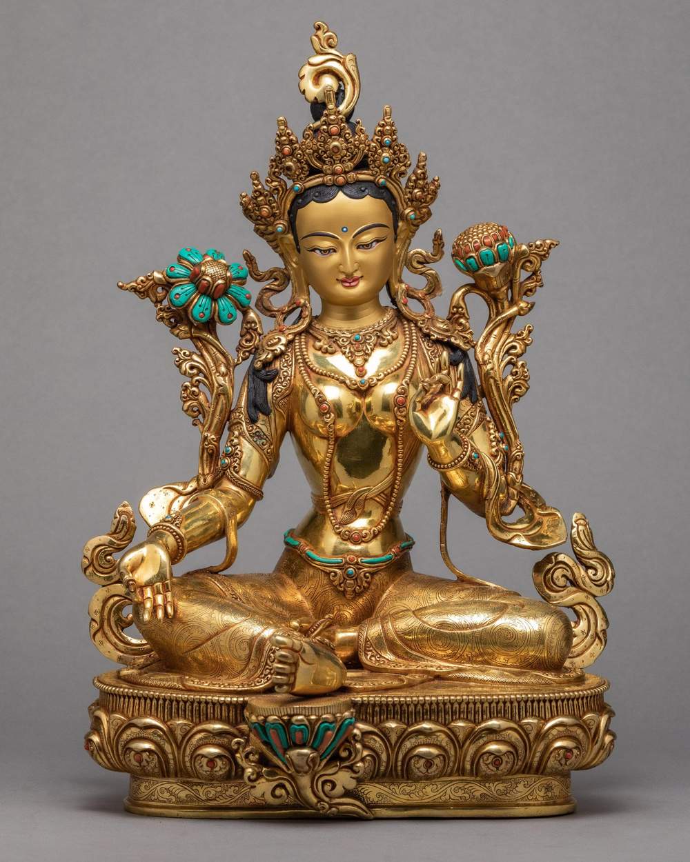 Green Tara (gold)